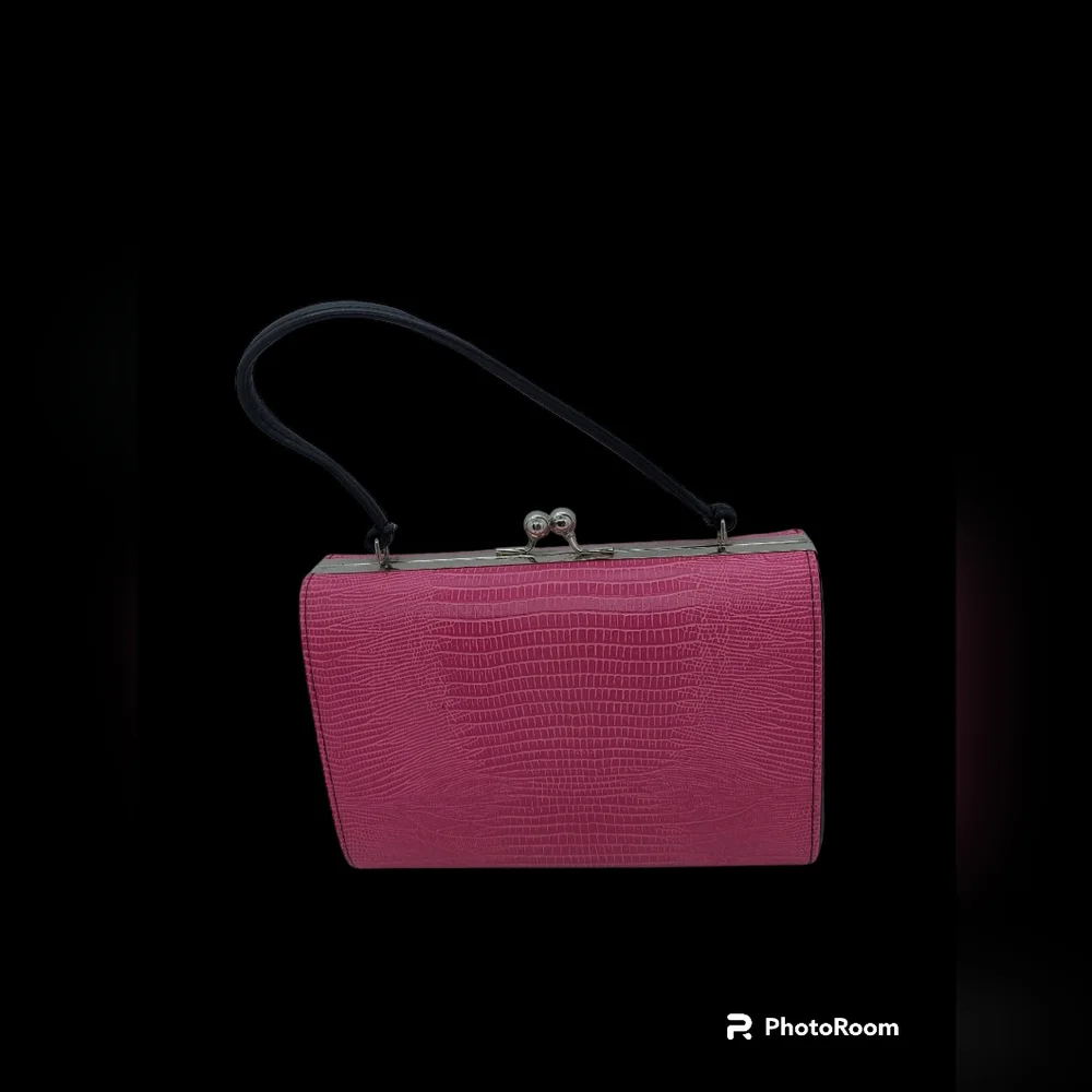 Unbranded Pink Textured Small Handbag - Picture 2 of 8